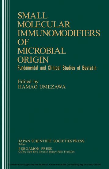 Small Molecular Immunomodifiers of Microbial Origin main product photo