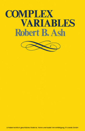 Complex Variables