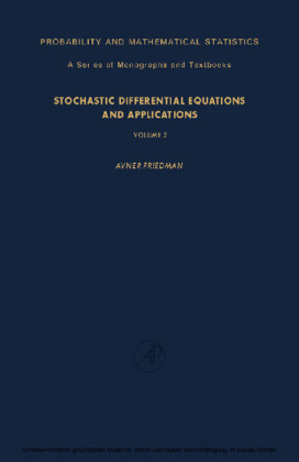 Stochastic Differential Equations and Applications