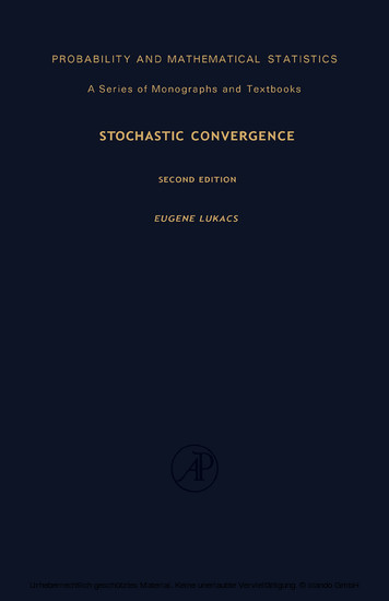 Stochastic Convergence main product photo