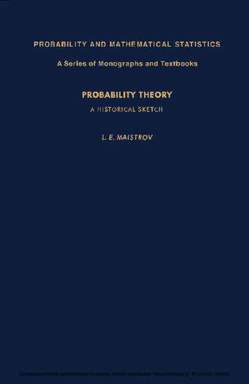Probability Theory main product photo