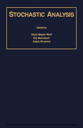 Stochastic Analysis
