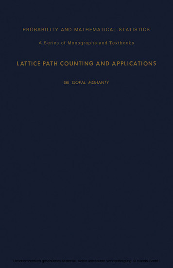 Lattice Path Counting and Applications main product photo