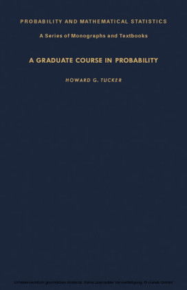 A Graduate Course in Probability