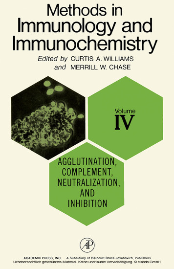 Agglutination, Complement, Neutralization, and Inhibition main product photo