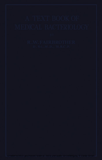 A Text-Book of Medical Bacteriology main product photo