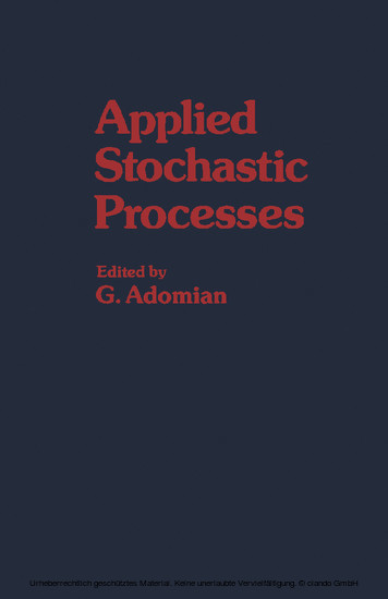 Applied Stochastic Processes main product photo