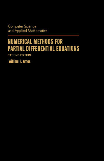 Numerical Methods for Partial Differential Equations main product photo