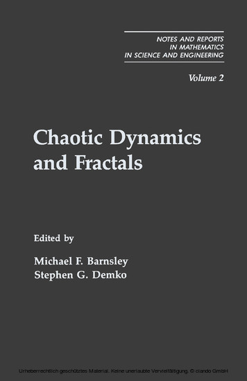 Chaotic Dynamics and Fractals main product photo
