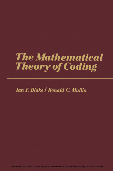 The Mathematical Theory of Coding main product photo