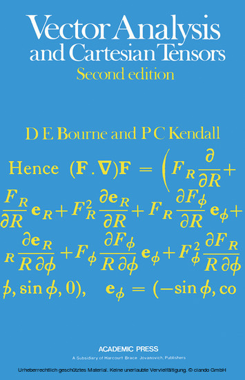 Vector Analysis and Cartesian Tensors main product photo