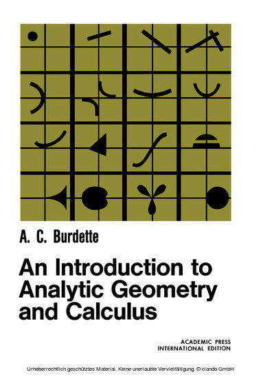 An Introduction to Analytic Geometry and Calculus main product photo