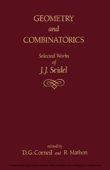 Geometry and Combinatorics main product photo