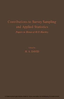 Contributions to Survey Sampling and Applied Statistics