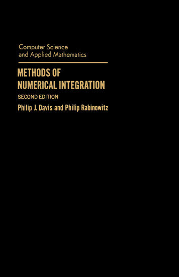 Methods of Numerical Integration main product photo