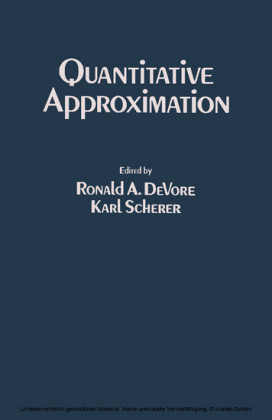 Quantitative Approximation