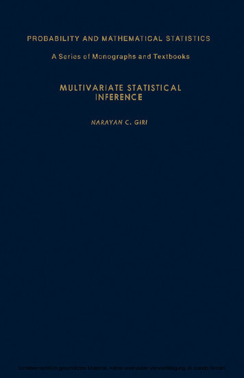Multivariate Statistical Inference main product photo