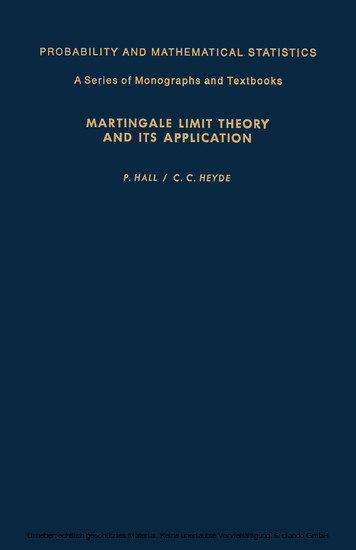 Martingale Limit Theory and Its Application main product photo