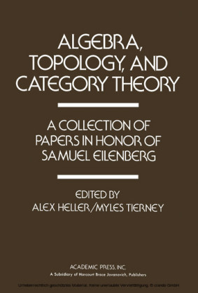 Algebra, Topology, and Category Theory