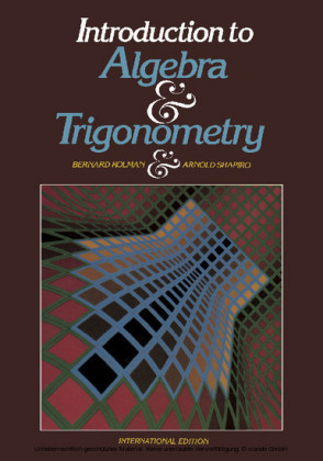 Introduction to Algebra and Trigonometry
