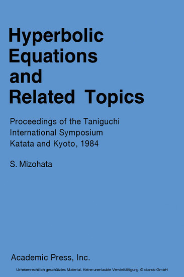 Hyperbolic Equations and Related Topics main product photo