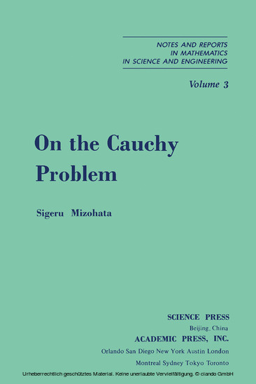 On the Cauchy Problem main product photo