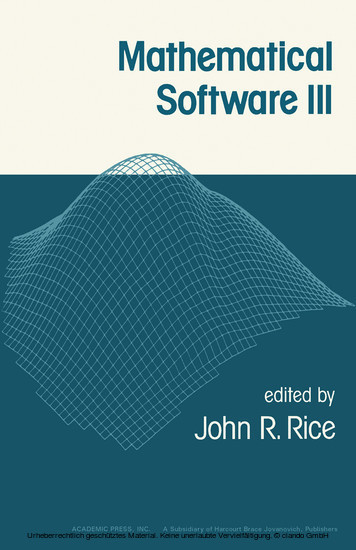 Mathematical Software main product photo
