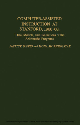 Computer-Assisted Instruction at Stanford, 1966-68