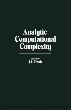 Analytic Computational Complexity