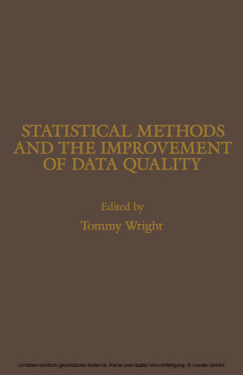 Statistical Methods and the Improvement of Data Quality