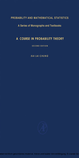 A Course in Probability Theory main product photo