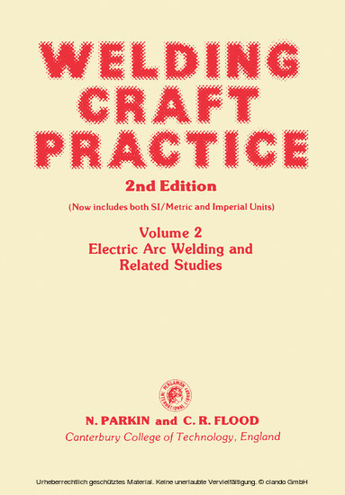 Electric Arc Welding and Related Studies main product photo