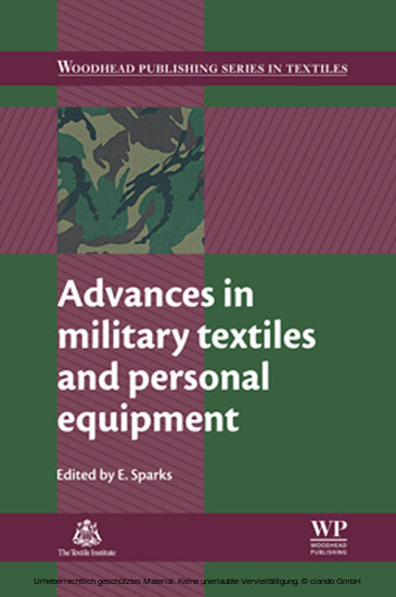Advances in Military Textiles and Personal Equipment main product photo