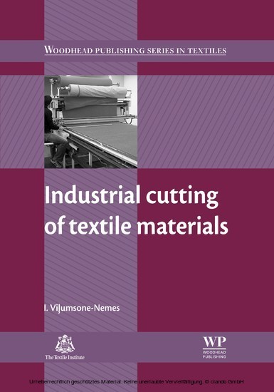 Industrial Cutting of Textile Materials main product photo