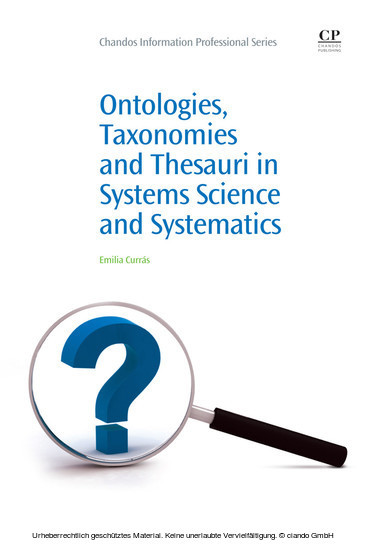Ontologies, Taxonomies and Thesauri in Systems Science and Systematics main product photo