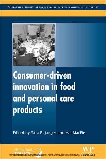 Consumer-Driven Innovation in Food and Personal Care Products main product photo