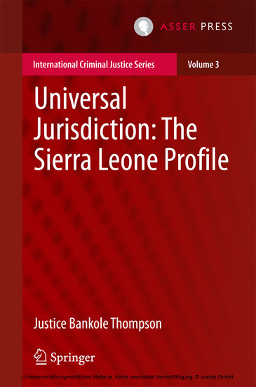 Universal Jurisdiction: The Sierra Leone Profile main product photo