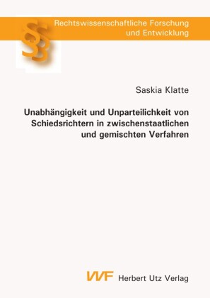 Unabhängigkeit und Unparteilichkeit von Schiedsrichtern in zwischenstaatlichen und gemischten Verfahren
