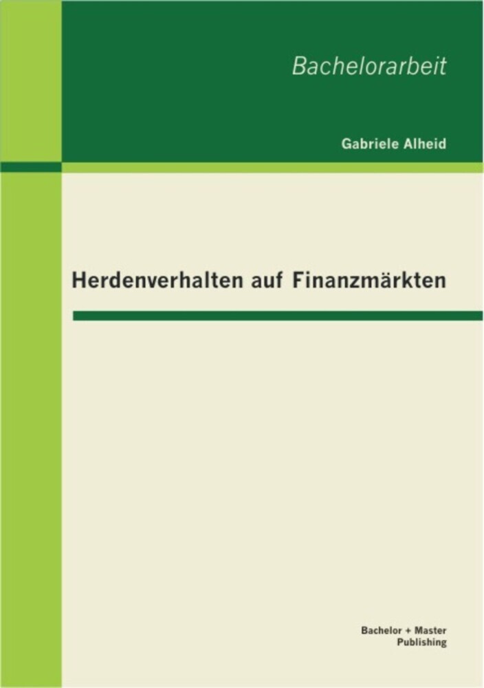 Herdenverhalten auf Finanzmärkten main product photo