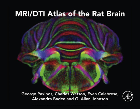 MRI/DTI Atlas of the Rat Brain main product photo
