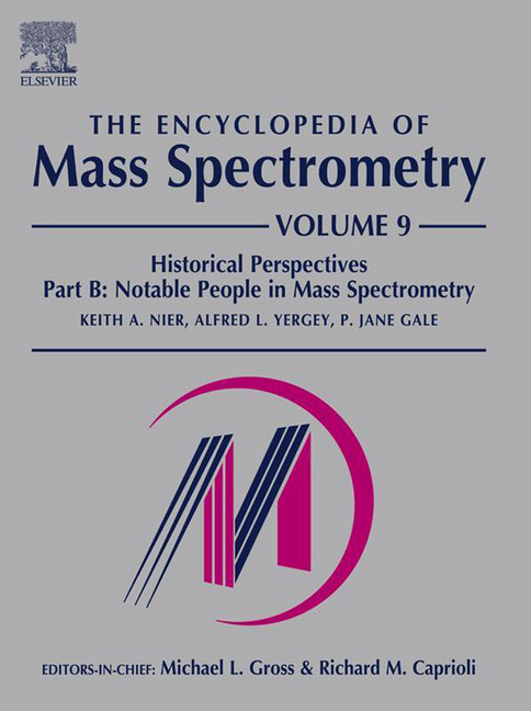 The Encyclopedia of Mass Spectrometry main product photo