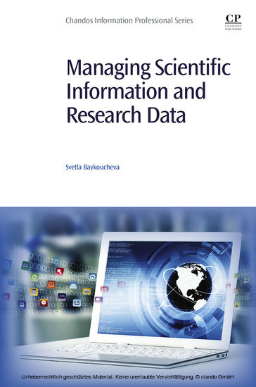 Managing Scientific Information and Research Data main product photo