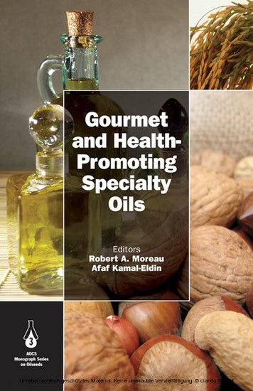 Gourmet and Health-Promoting Specialty Oils main product photo