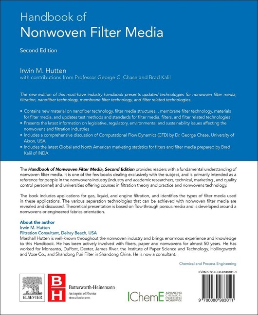 Handbook of Nonwoven Filter Media main product photo