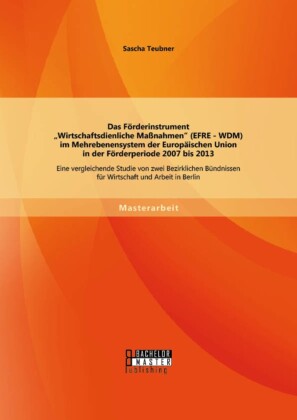 Das Förderinstrument 'Wirtschaftsdienliche Maßnahmen' (EFRE - WDM) im Mehrebenensystem der Europäischen Union in der Förderperiode 2007 bis 2013