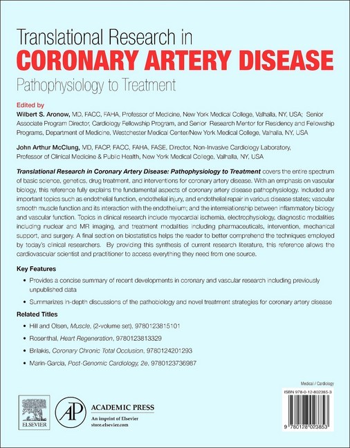 Translational Research in Coronary Artery Disease main product photo