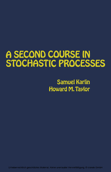 A Second Course in Stochastic Processes main product photo
