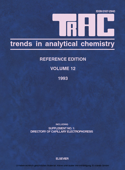 TRAC: Trends in Analytical Chemistry main product photo