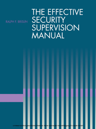 The Effective Security Supervision Manual main product photo
