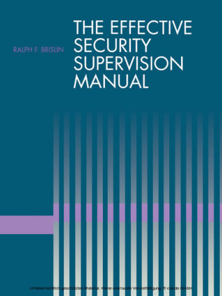 The Effective Security Supervision Manual